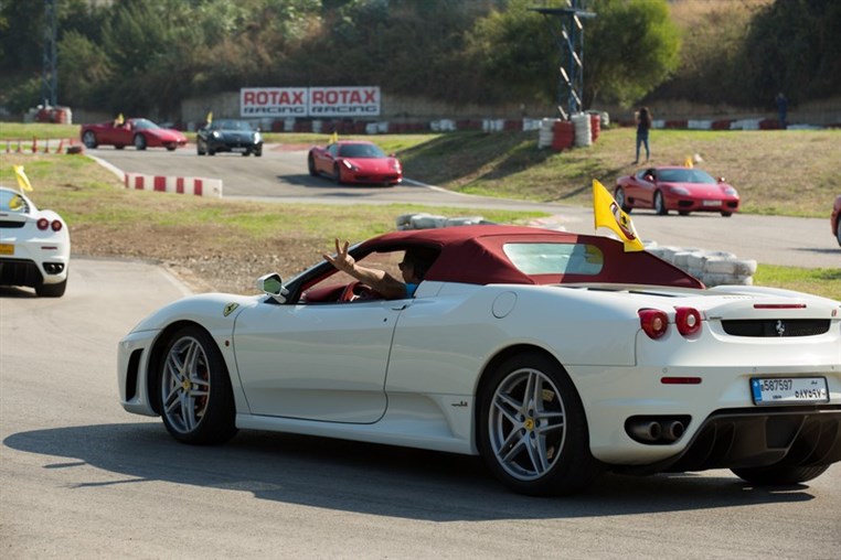 Ferrari Club Lebanon ride to Pit Stop