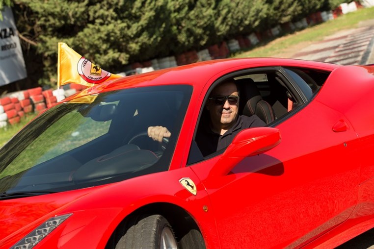 Ferrari Club Lebanon ride to Pit Stop