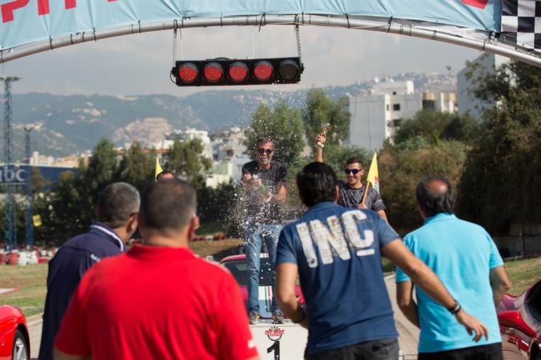 Ferrari Club Lebanon ride to Pit Stop