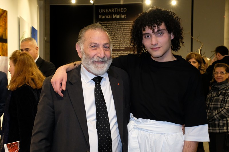 Opening Night of Unearthed exhibition by Ramzi Mallat at the Instituto Cervantes