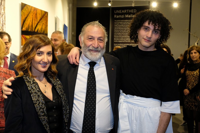 Opening Night of Unearthed exhibition by Ramzi Mallat at the Instituto Cervantes