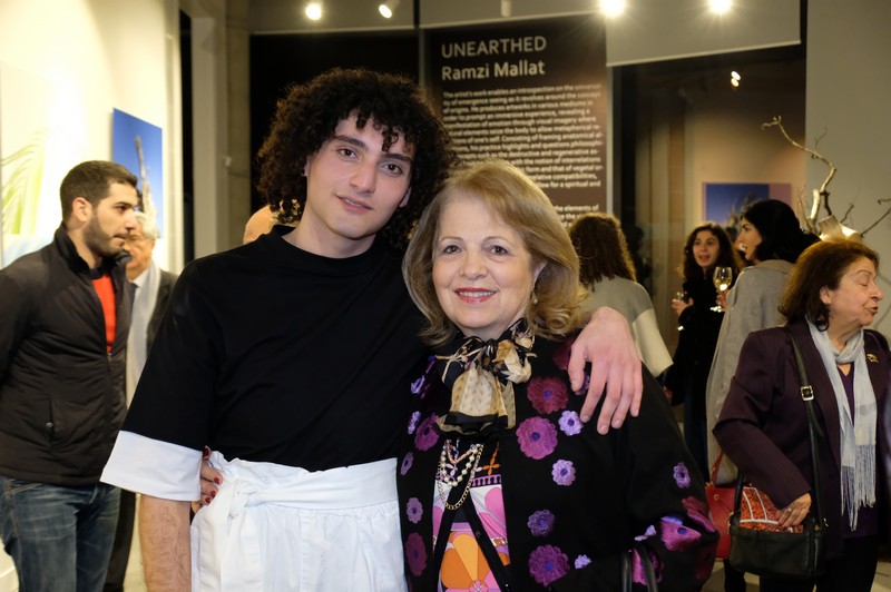 Opening Night of Unearthed exhibition by Ramzi Mallat at the Instituto Cervantes