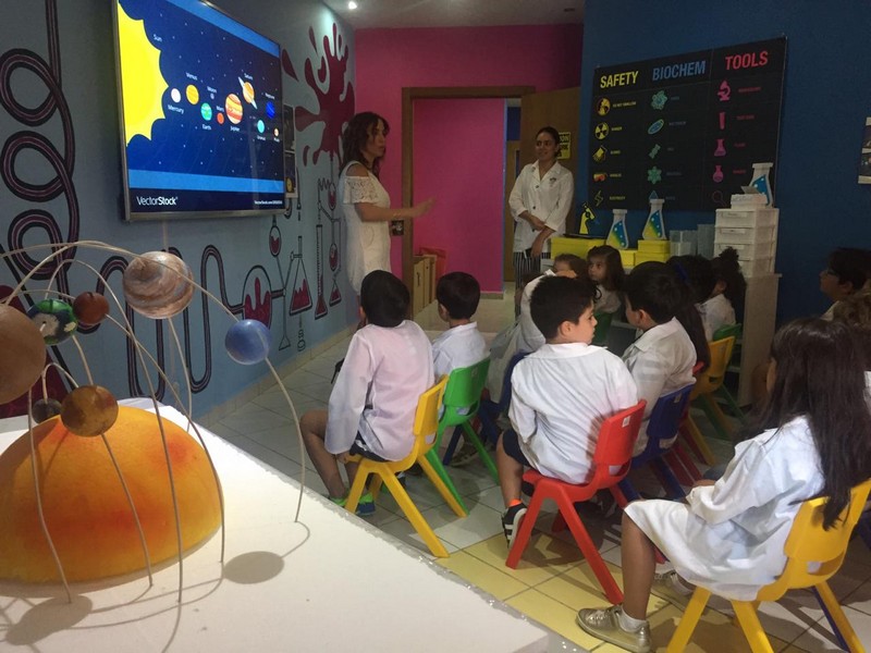Workshop with Dr. Cyrine Nehme at Little Scientists