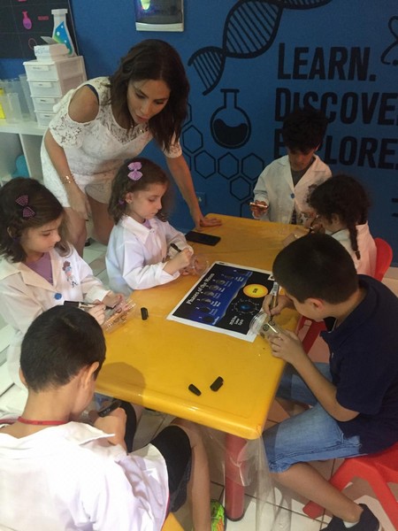 Workshop with Dr. Cyrine Nehme at Little Scientists