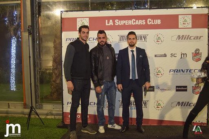 LA Supercars Club's 3rd anniversary with founder Mr. Fahed Abu Salah