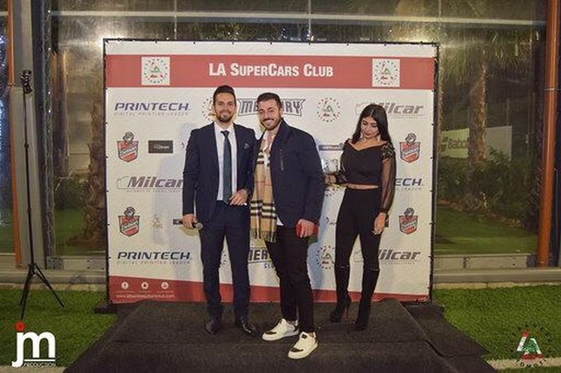 LA Supercars Club's 3rd anniversary with founder Mr. Fahed Abu Salah