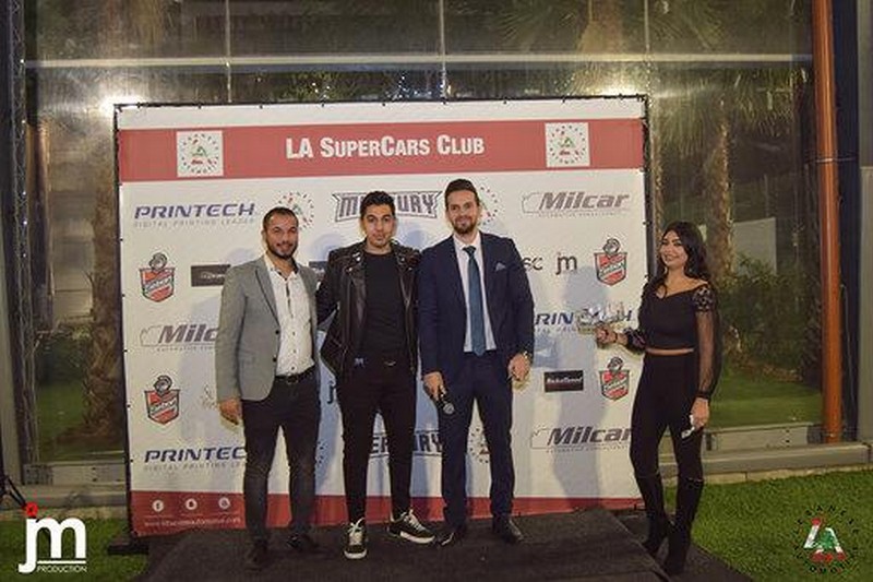 LA Supercars Club's 3rd anniversary with founder Mr. Fahed Abu Salah