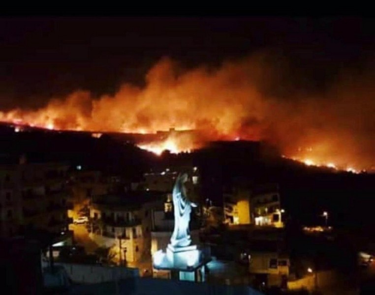 Massive fire in Chouf & Matn