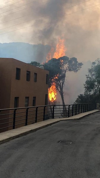 Massive fire in Chouf & Matn