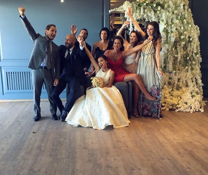 Bassel And Marianne Frangieh Wedding Party