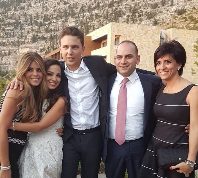 Bassel And Marianne Frangieh Wedding Party