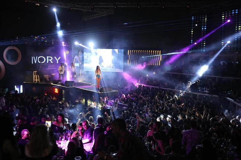 Haifa Wehbe at The black party at Ivory North Coast