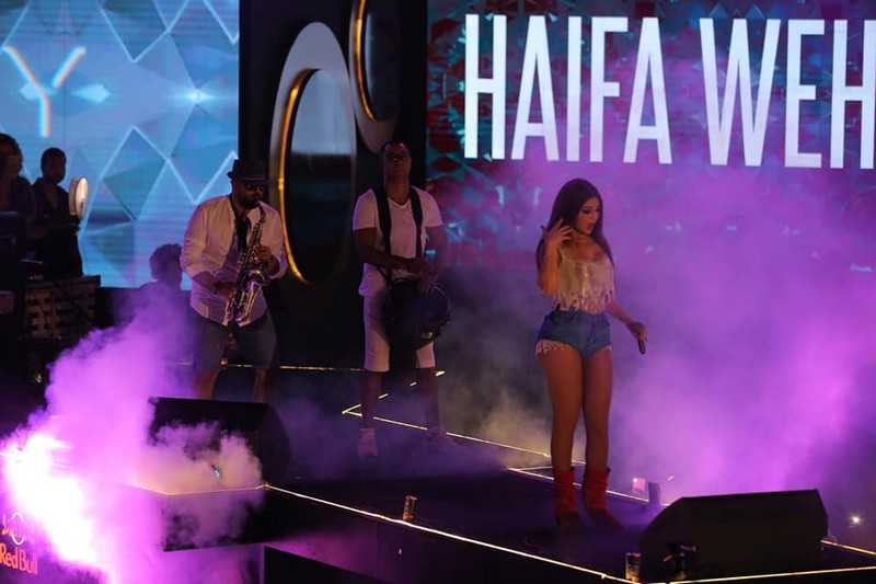 Haifa Wehbe at The black party at Ivory North Coast