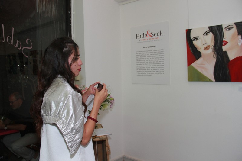 Hide & Seek solo Exhibition by the artist Abeer Shoukini
