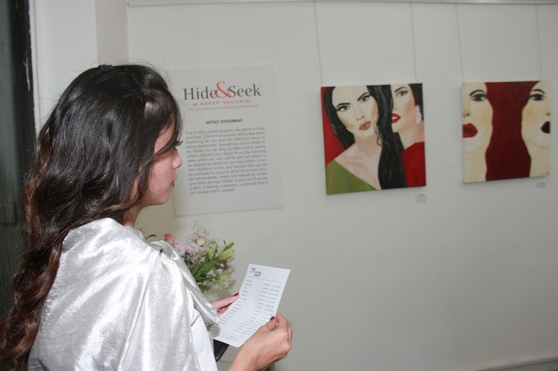 Hide & Seek solo Exhibition by the artist Abeer Shoukini
