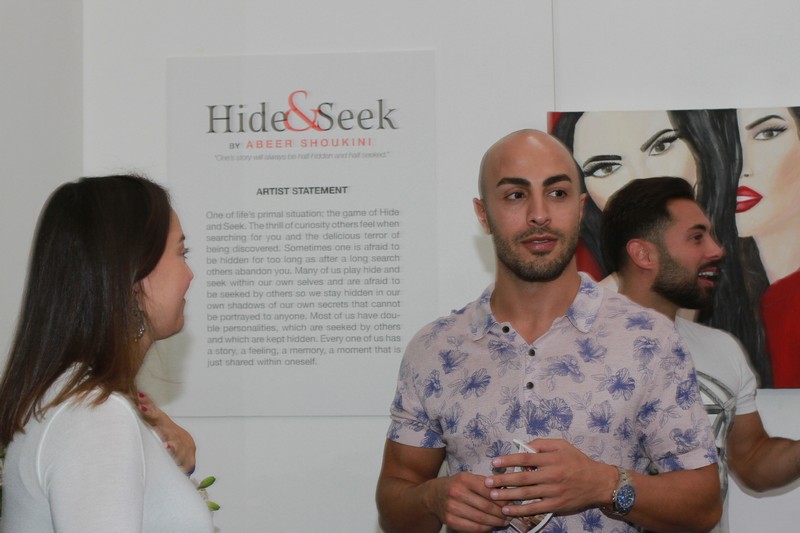 Hide & Seek solo Exhibition by the artist Abeer Shoukini