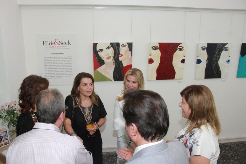 Hide & Seek solo Exhibition by the artist Abeer Shoukini