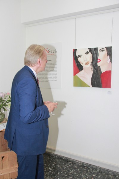 Hide & Seek solo Exhibition by the artist Abeer Shoukini