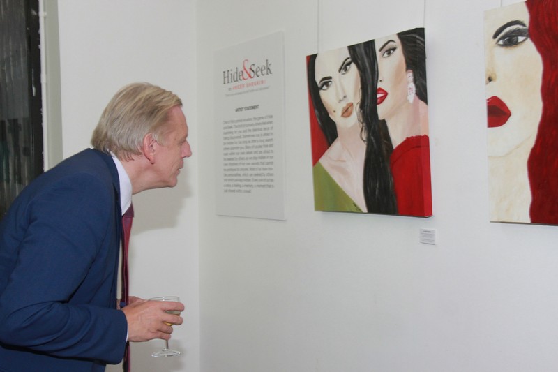 Hide & Seek solo Exhibition by the artist Abeer Shoukini