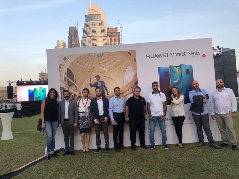 Launching of HUAWEI Mate 20 Series at Burj Park 