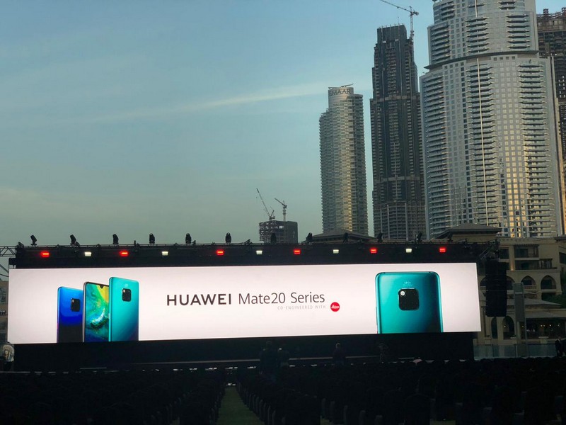 Launching of HUAWEI Mate 20 Series at Burj Park 