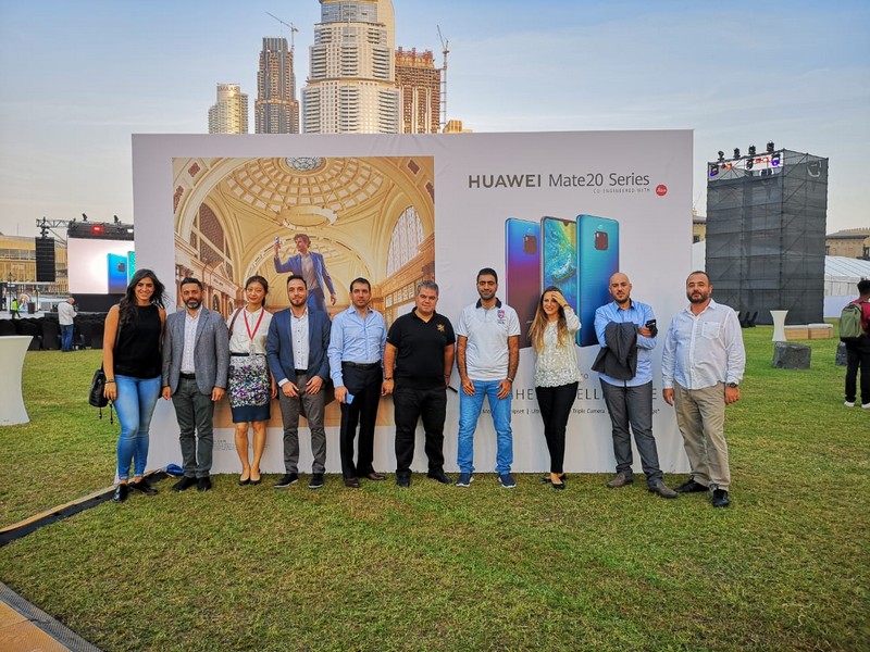 Launching of HUAWEI Mate 20 Series at Burj Park 