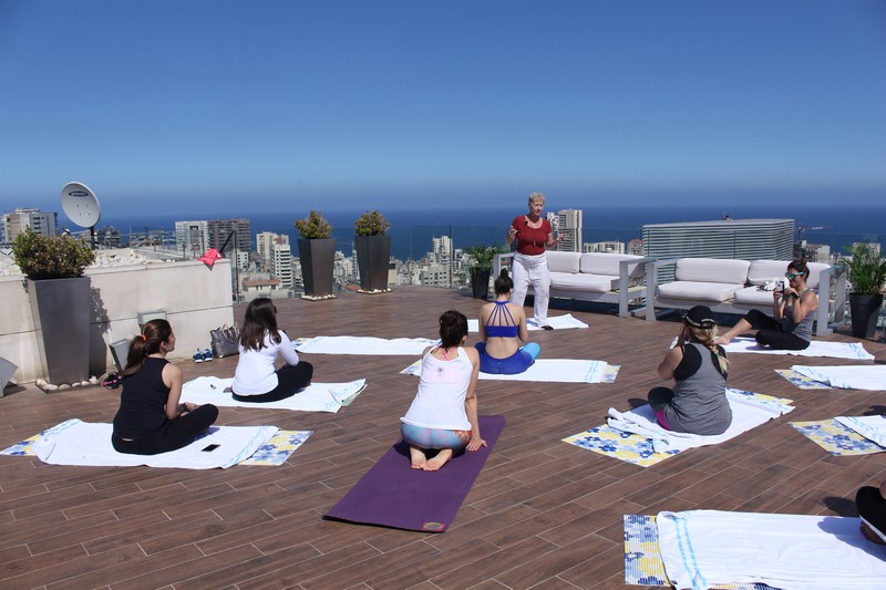 Yoga By The Pool