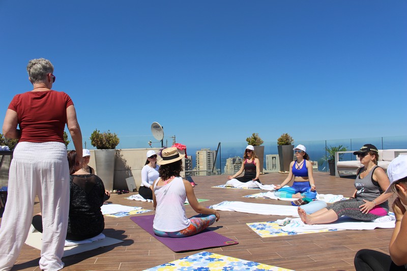 Yoga By The Pool