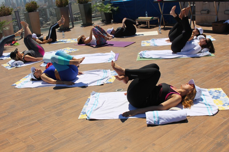 Yoga By The Pool