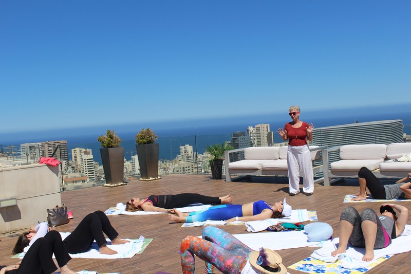 Yoga By The Pool