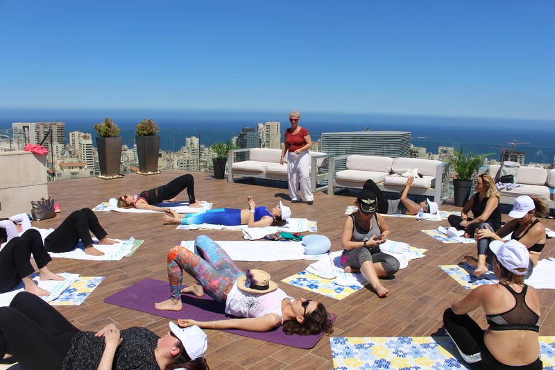 Yoga By The Pool