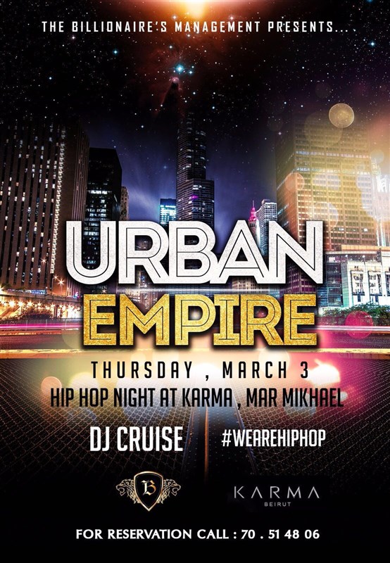 Urban Empire at Karma Beirut