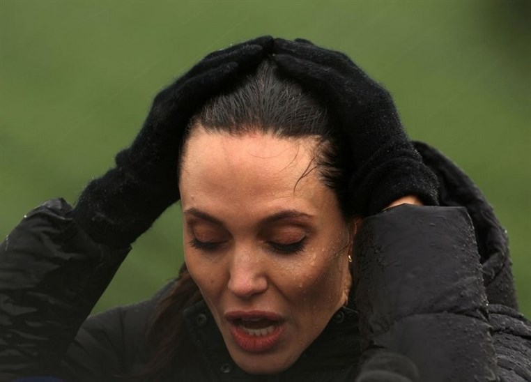 Angelina Jolie in Lebanon-Bekaa
