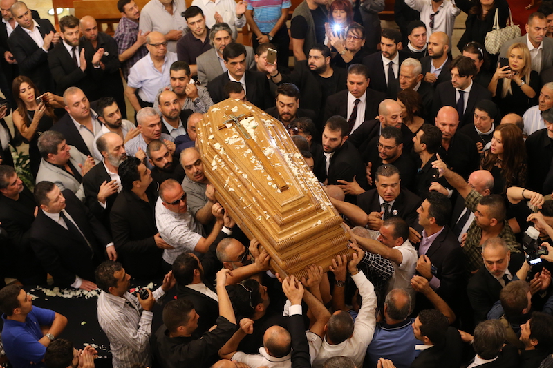 Funeral of Melhem Barakat