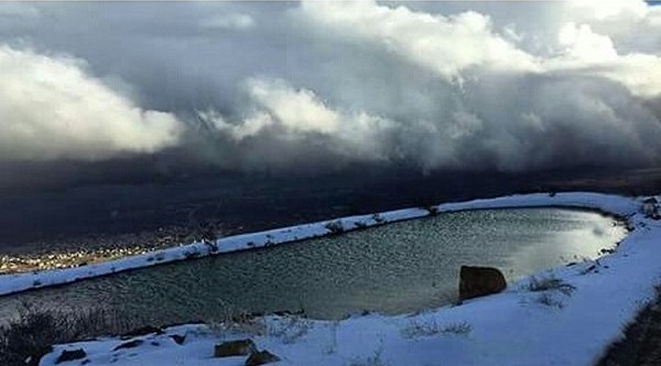 Lebanon covered by snow 