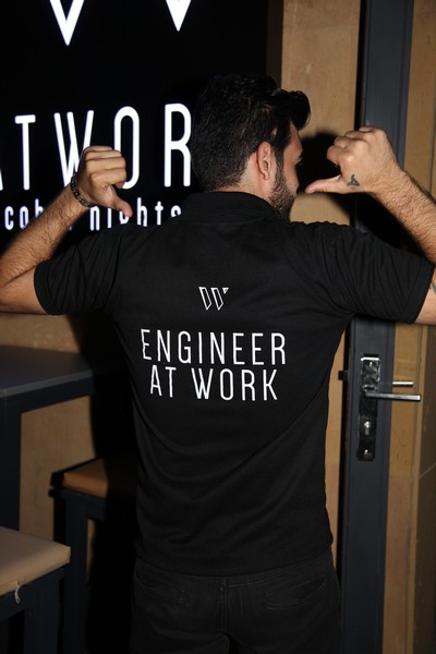 Atwork on Saturday night 