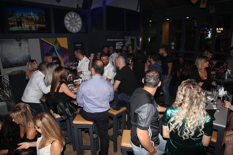 Atwork on Saturday night 