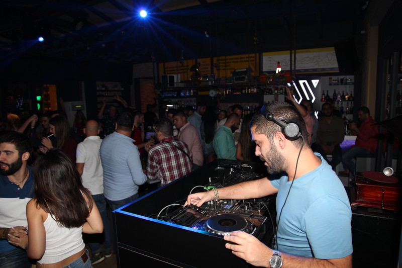 Atwork on Saturday night 