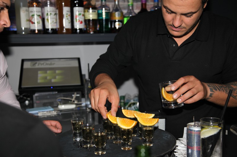 Atwork on Saturday night 