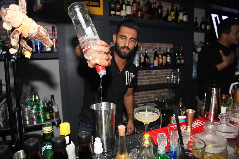 Atwork on Saturday night 