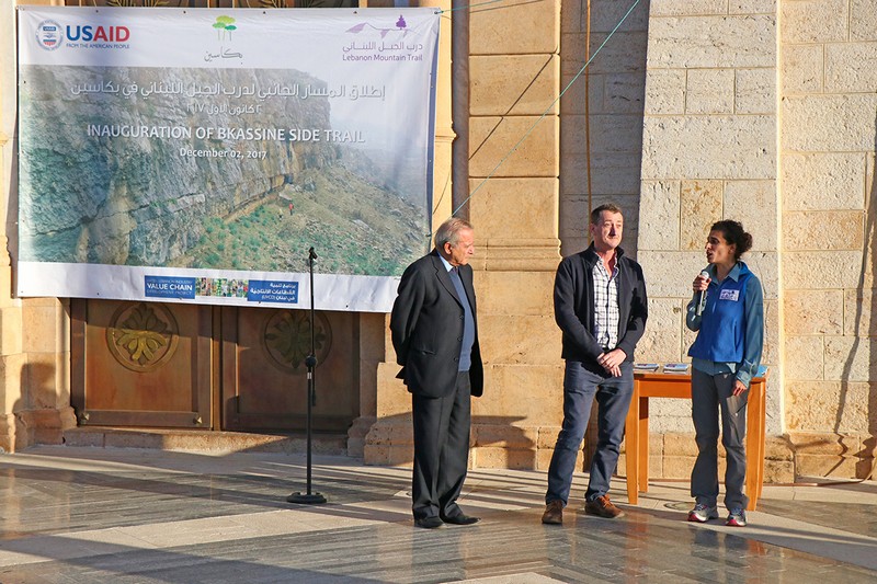 Bkassine officially on the Lebanon Mountain Trail