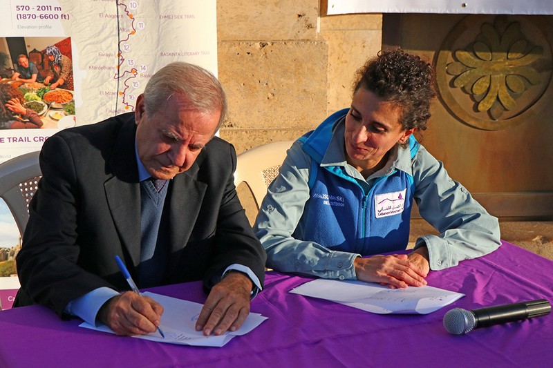 Bkassine officially on the Lebanon Mountain Trail