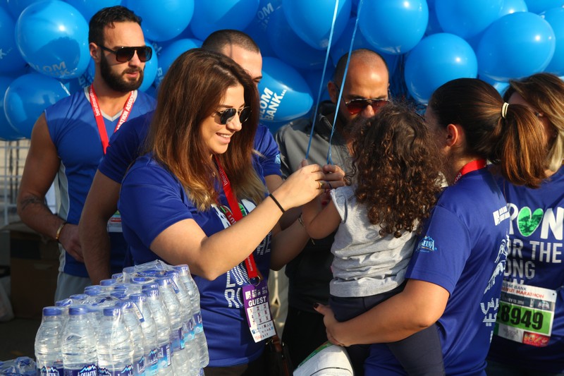 BLOM BANK team at the BLOM BANK Beirut Marathon