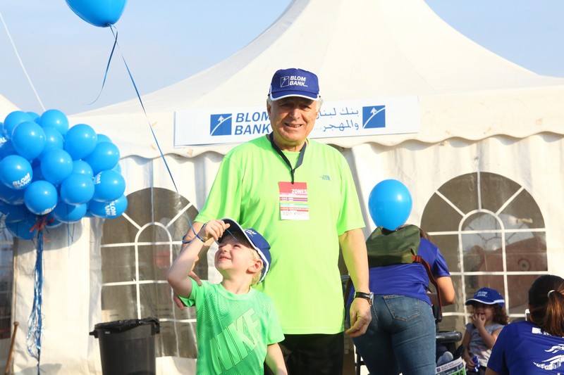 BLOM BANK team at the BLOM BANK Beirut Marathon
