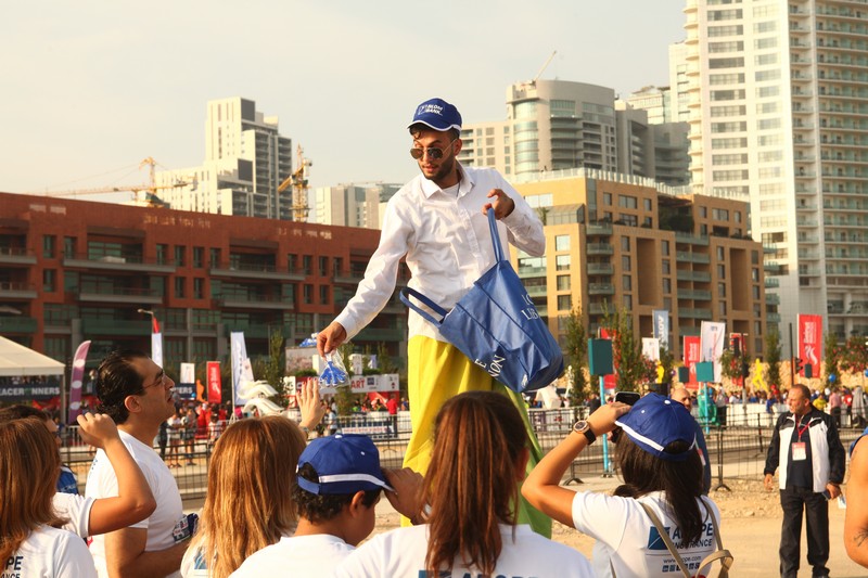 BLOM BANK team at the BLOM BANK Beirut Marathon