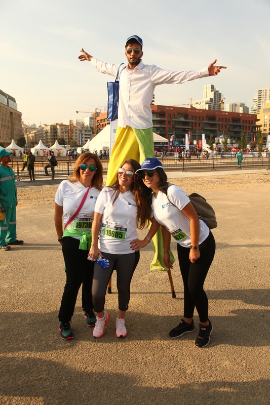 BLOM BANK team at the BLOM BANK Beirut Marathon