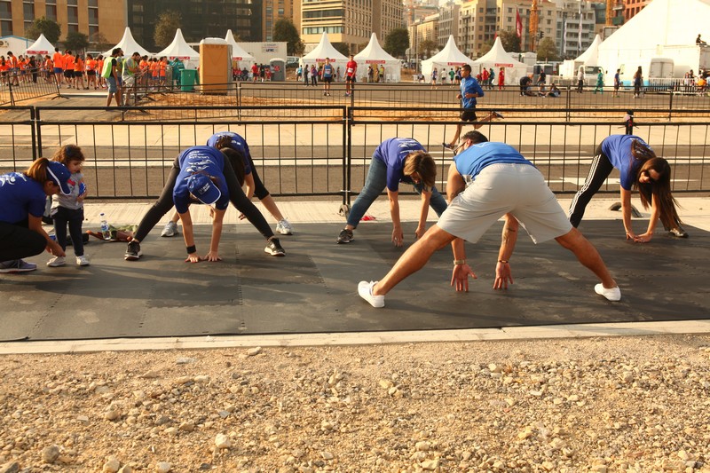 BLOM BANK team at the BLOM BANK Beirut Marathon