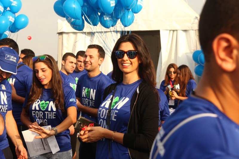 BLOM BANK team at the BLOM BANK Beirut Marathon