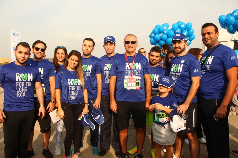 BLOM BANK team at the BLOM BANK Beirut Marathon