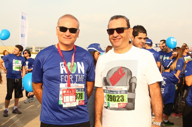 BLOM BANK team at the BLOM BANK Beirut Marathon